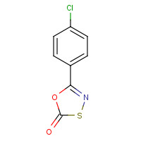 17452-79-8 5-(4-chlorophenyl)-1,3,4-oxathiazol-2-one chemical structure