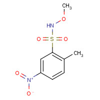 596130-94-8 N-methoxy-2-methyl-5-nitrobenzenesulfonamide chemical structure