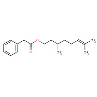 139-70-8 3,7-dimethyloct-6-enyl 2-phenylacetate chemical structure