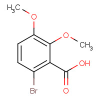60555-93-3 6-bromo-2,3-dimethoxybenzoic acid chemical structure