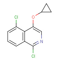 1409965-32-7 1,5-dichloro-4-cyclopropyloxyisoquinoline chemical structure
