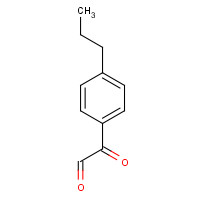 14333-93-8 2-oxo-2-(4-propylphenyl)acetaldehyde chemical structure