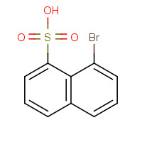 63970-02-5 8-bromonaphthalene-1-sulfonic acid chemical structure