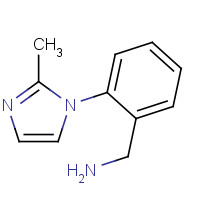 876717-29-2 [2-(2-methylimidazol-1-yl)phenyl]methanamine chemical structure