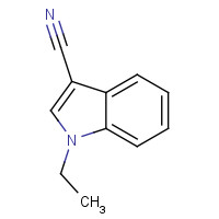 128200-45-3 1-ethylindole-3-carbonitrile chemical structure