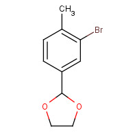 124717-60-8 2-(3-bromo-4-methylphenyl)-1,3-dioxolane chemical structure