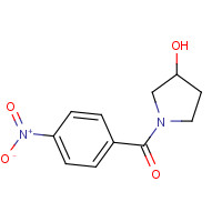 218631-91-5 (3-hydroxypyrrolidin-1-yl)-(4-nitrophenyl)methanone chemical structure
