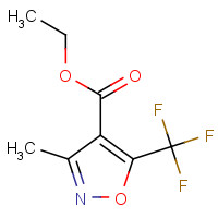 256471-34-8 ethyl 3-methyl-5-(trifluoromethyl)-1,2-oxazole-4-carboxylate chemical structure
