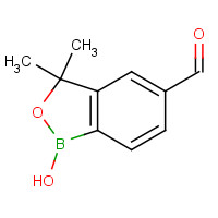 1393477-36-5 1-hydroxy-3,3-dimethyl-2,1-benzoxaborole-5-carbaldehyde chemical structure