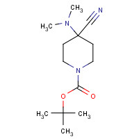 849928-27-4 tert-butyl 4-cyano-4-(dimethylamino)piperidine-1-carboxylate chemical structure