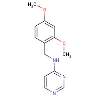 1354787-44-2 N-[(2,4-dimethoxyphenyl)methyl]pyrimidin-4-amine chemical structure