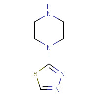 72396-58-8 2-piperazin-1-yl-1,3,4-thiadiazole chemical structure
