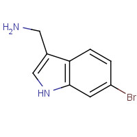 887581-34-2 (6-bromo-1H-indol-3-yl)methanamine chemical structure