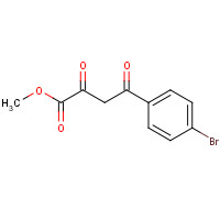 60395-85-9 methyl 4-(4-bromophenyl)-2,4-dioxobutanoate chemical structure