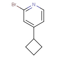 1086381-55-6 2-bromo-4-cyclobutylpyridine chemical structure