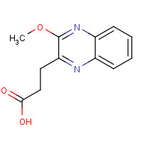 727682-53-3 3-(3-methoxyquinoxalin-2-yl)propanoic acid chemical structure