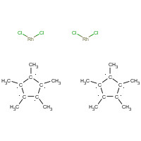 12354-85-7 dichlororhodium;1,2,3,4,5-pentamethylcyclopentane chemical structure