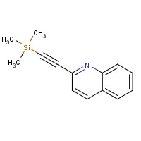 86521-07-5 trimethyl(2-quinolin-2-ylethynyl)silane chemical structure