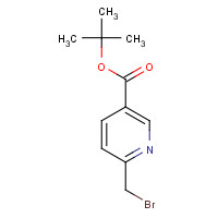 912550-19-7 tert-butyl 6-(bromomethyl)pyridine-3-carboxylate chemical structure