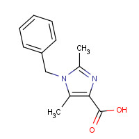 1431308-53-0 1-benzyl-2,5-dimethylimidazole-4-carboxylic acid chemical structure
