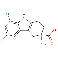 874112-29-5 3-amino-6,8-dichloro-1,2,4,9-tetrahydrocarbazole-3-carboxylic acid chemical structure