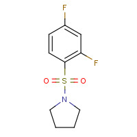 898081-82-8 1-(2,4-difluorophenyl)sulfonylpyrrolidine chemical structure