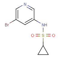 1083326-19-5 N-(5-bromopyridin-3-yl)cyclopropanesulfonamide chemical structure