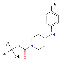 501673-99-0 tert-butyl 4-(4-methylanilino)piperidine-1-carboxylate chemical structure