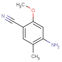 609788-37-6 4-amino-2-methoxy-5-methylbenzonitrile chemical structure