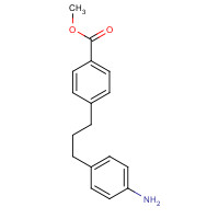 1346136-02-4 methyl 4-[3-(4-aminophenyl)propyl]benzoate chemical structure