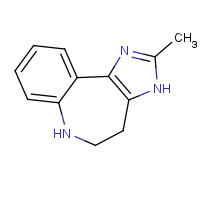 318237-73-9 2-methyl-3,4,5,6-tetrahydroimidazo[4,5-d][1]benzazepine chemical structure