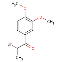 1835-05-8 2-bromo-1-(3,4-dimethoxyphenyl)propan-1-one chemical structure