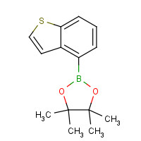 1000160-75-7 2-(1-benzothiophen-4-yl)-4,4,5,5-tetramethyl-1,3,2-dioxaborolane chemical structure