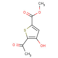 104992-12-3 methyl 5-acetyl-4-hydroxythiophene-2-carboxylate chemical structure