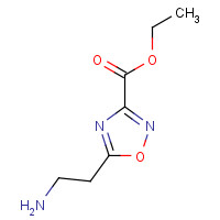 790207-00-0 ethyl 5-(2-aminoethyl)-1,2,4-oxadiazole-3-carboxylate chemical structure