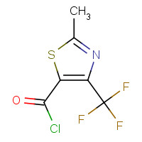 117724-64-8 2-methyl-4-(trifluoromethyl)-1,3-thiazole-5-carbonyl chloride chemical structure
