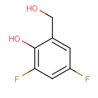 447-12-1 2,4-difluoro-6-(hydroxymethyl)phenol chemical structure