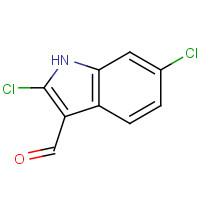69111-62-2 2,6-dichloro-1H-indole-3-carbaldehyde chemical structure