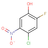 98404-02-5 4-chloro-2-fluoro-5-nitrophenol chemical structure