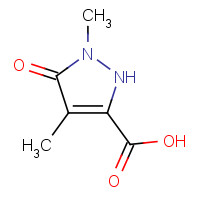 845675-32-3 2,4-dimethyl-3-oxo-1H-pyrazole-5-carboxylic acid chemical structure