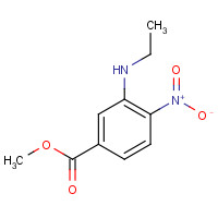 952183-54-9 methyl 3-(ethylamino)-4-nitrobenzoate chemical structure
