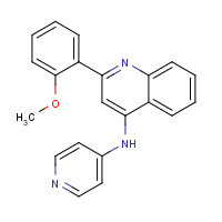 1303557-13-2 2-(2-methoxyphenyl)-N-pyridin-4-ylquinolin-4-amine chemical structure