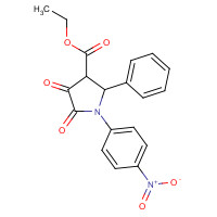 131189-28-1 ethyl 1-(4-nitrophenyl)-4,5-dioxo-2-phenylpyrrolidine-3-carboxylate chemical structure