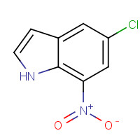 1197181-29-5 5-chloro-7-nitro-1H-indole chemical structure