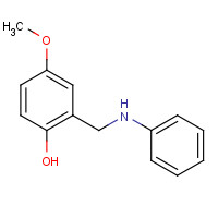 84819-29-4 2-(anilinomethyl)-4-methoxyphenol chemical structure