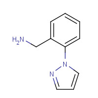 449758-13-8 (2-pyrazol-1-ylphenyl)methanamine chemical structure