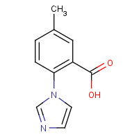 1250836-32-8 2-imidazol-1-yl-5-methylbenzoic acid chemical structure