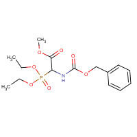 114684-69-4 methyl 2-diethoxyphosphoryl-2-(phenylmethoxycarbonylamino)acetate chemical structure