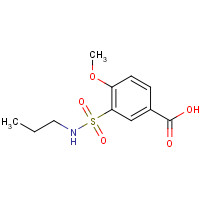 716358-75-7 4-methoxy-3-(propylsulfamoyl)benzoic acid chemical structure