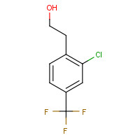 1027262-40-3 2-[2-chloro-4-(trifluoromethyl)phenyl]ethanol chemical structure